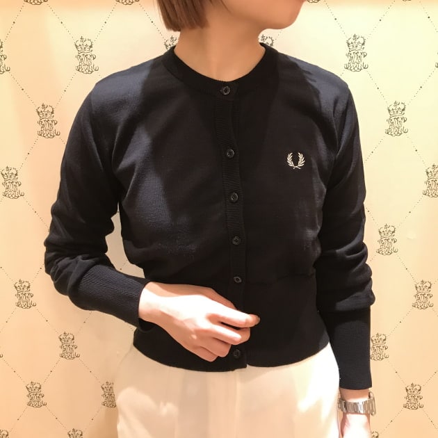 FRED PERRY × BEAMS別注クルーネック Ray カーディガンSG