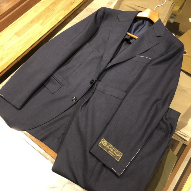 BEAMS F / LORO PIANA ソリッド スーツ（春夏用）-