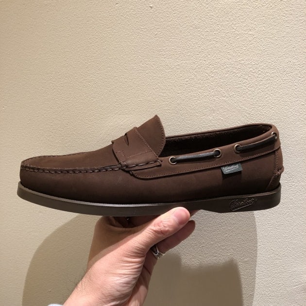 素材本革パラブーツParaboot　ビームス別注 CORSICA/MARINE 6.5