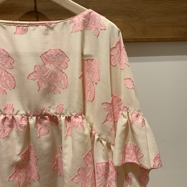 2022年最新春物 maturely / Flower Jacquard Smock - 通販