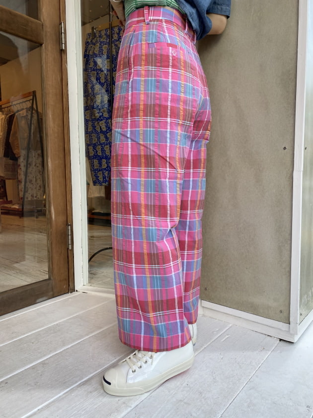 元気になれる、鮮やかチェックパンツ！！！｜ビームス ボーイ 原宿 