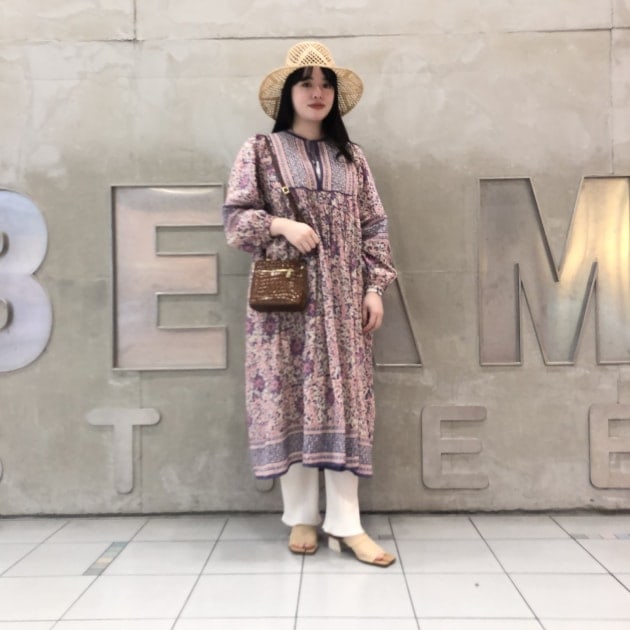 エスニック感溢れるワンピース ビームス ストリート 梅田 Beams