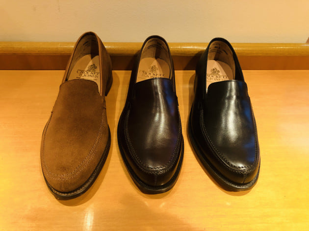 CROCKETT&JONES × BEAMS F / 別注 GAVIN カーフ エプロンフロント