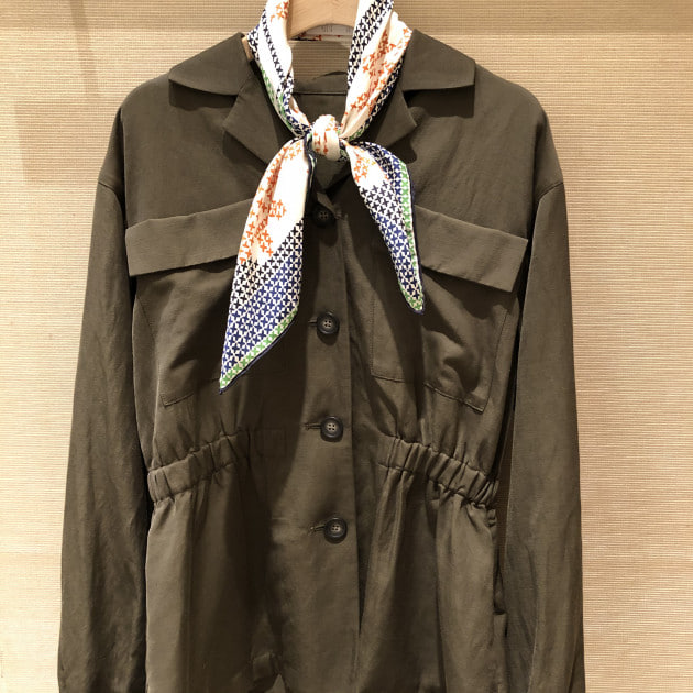 Demi-Luxe BEAMS｜＜セットアップ対応＞トリアセ ペプラム