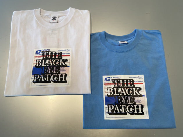M BLACK EYE PATCH LABEL TEEブラックアイパッチTシャツ
