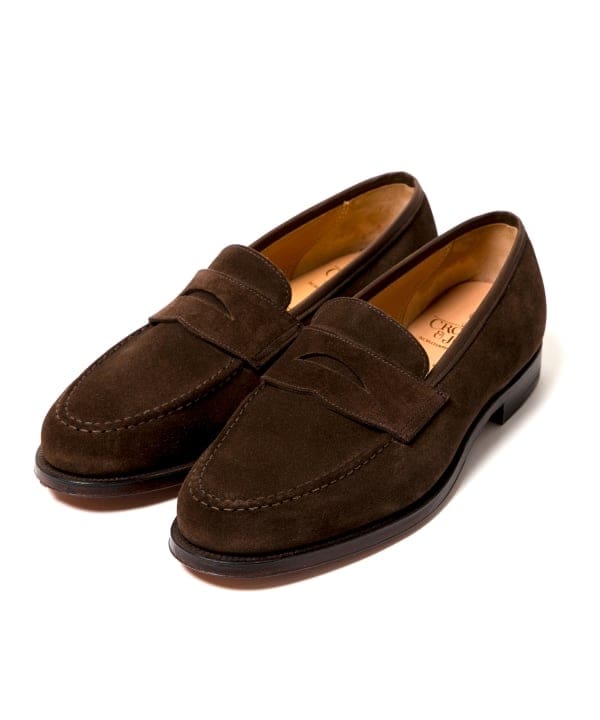 Crockett&Jones Richmond スエードローファー 5 1/2E-