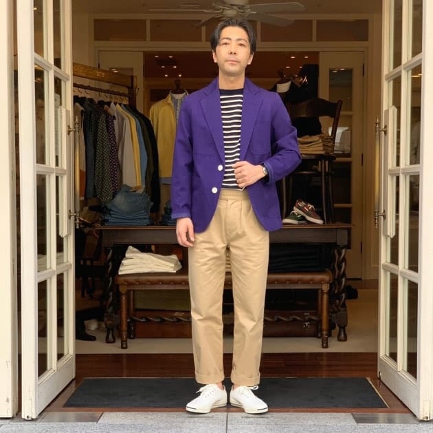 Rowing Blazers ローイングブレザーズ ジャケット サイズ:36 20AW BEAMS PLUS ビームス 別注 スウェット 段返り 3B ブレザー ジャケット テーラード 金ボタン 裏毛 バーガンディ アウター ブルゾン【メンズ】【美品】