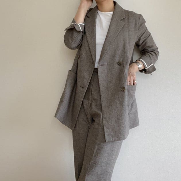 Demi-Luxe BEAMS リネンセットアップ | www.hartwellspremium.com