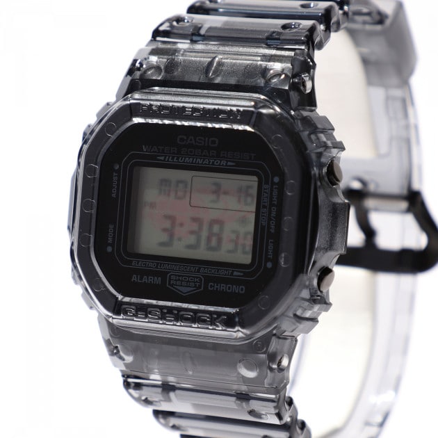 最安値爆買いG-SHOCK BEAMS 別注 DW-5600 ブラック スケルトン デジタルウォッチ Gショック カシオ CASIOクリア ビームス コラボ ラスト1 コラボレーションモデル