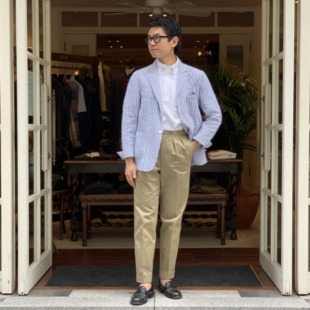 バリーブリッケン SIDE ADJUSTER 2 PLEATS TROUSERS - チノパン