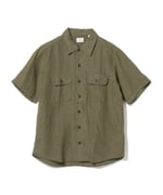 リネンサファリシャツ