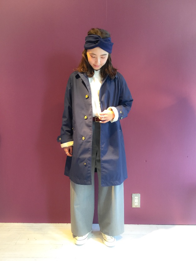 中綿は付いていませんBEAMS BOY　NORTH FACE　ステンカラーコート