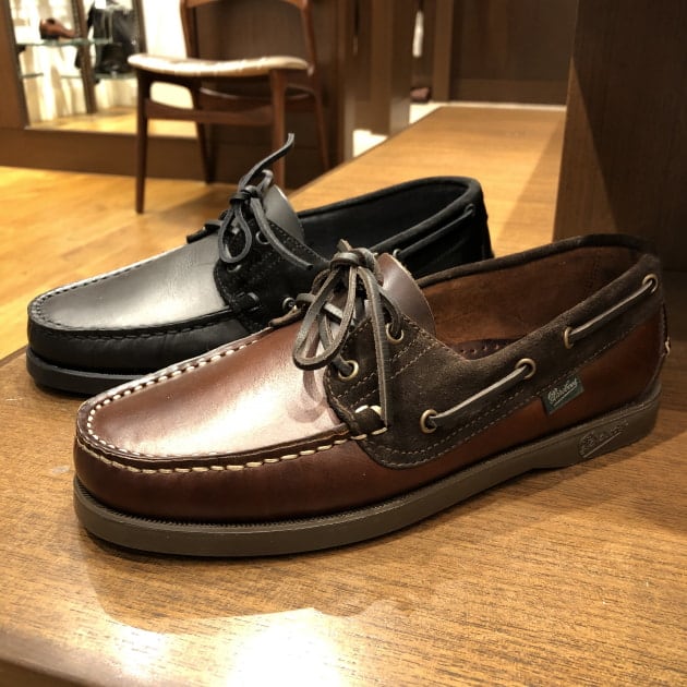 ビームスF別注】Paraboot Barth デッキシューズ-