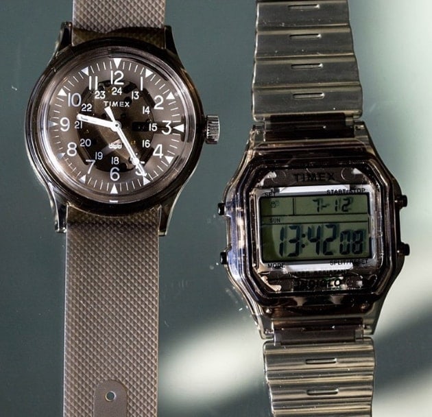 TIMEX BEAMS ブラックスケルトン - 腕時計(アナログ)