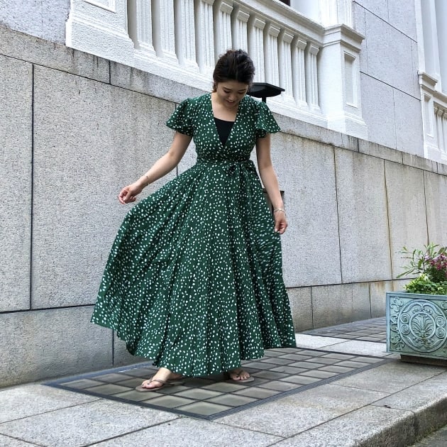 MARIHA マドモアゼルのドレス カシュクール 花柄 ワンピース ドレス+