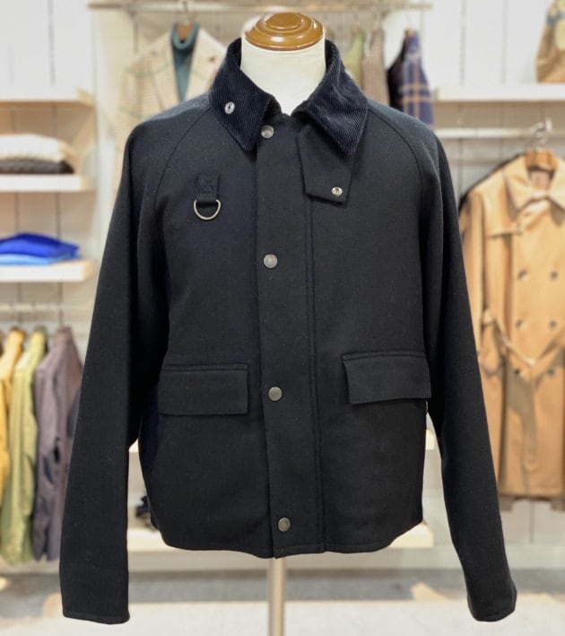 BEAMS F 別注 Barbour SPEYウールジャケット