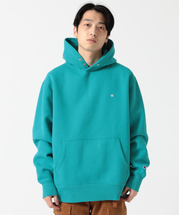 Champion x BEAMS 別注 ビッグ スナップ パーカ - 通販 - gofukuyasan.com