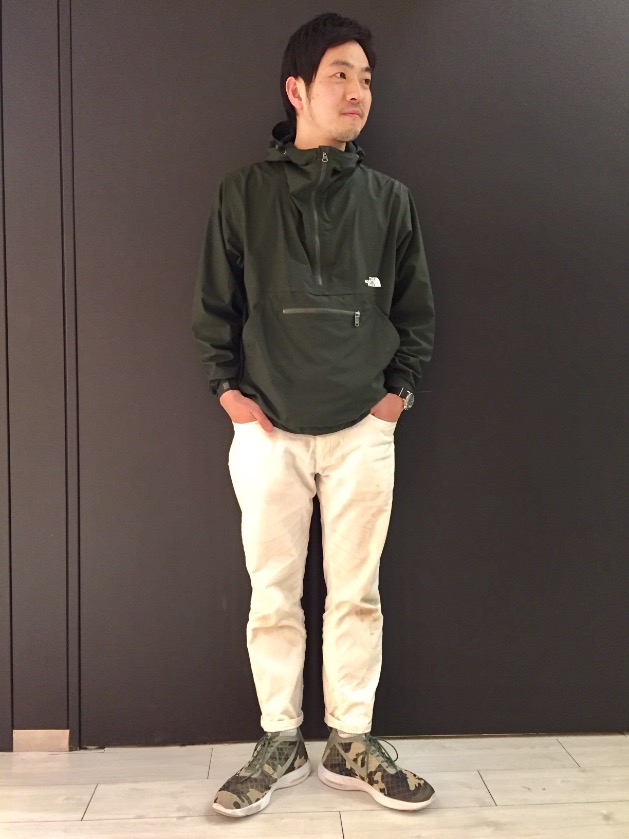 the north face コンパクトアノラック