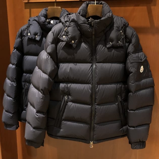 日本製 ビームスF別注 マットナイロン黒 MAYA MONCLER ジャケット ...