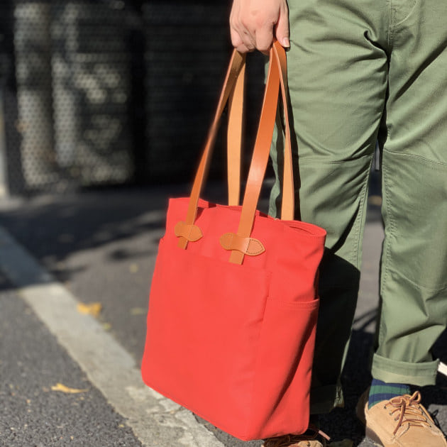 ブランド品専門の FILSON ジップトートバッグ RUGGED TOTE BAG - www