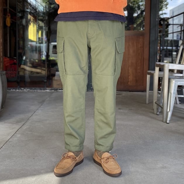 BEAMS PLUS×sage de cret フレンチアーミーカーゴパンツ-