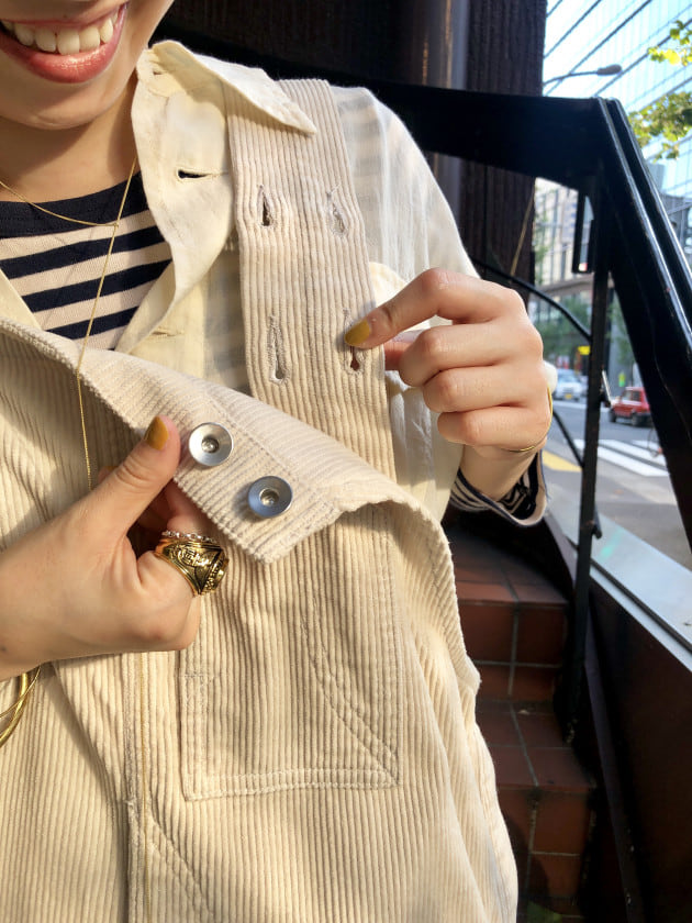 あなたはどっちの色にする？秋先取りオーバーオール