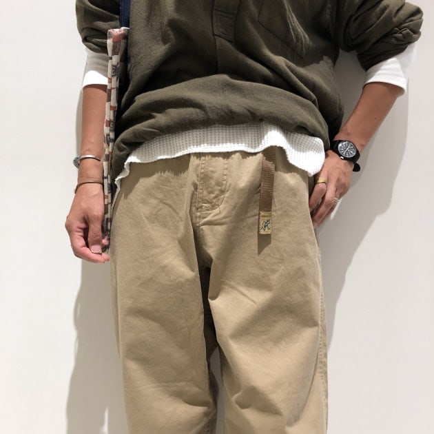 GRAMICCI × BEAMS BOY 太テーパードパンツ履いてみました