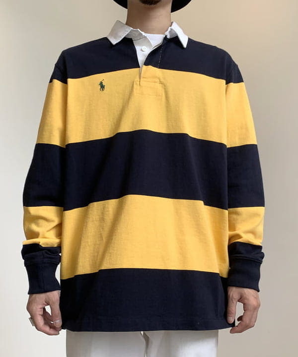 美品】polo ralph lauren beams ラガーシャツ Lサイズ-