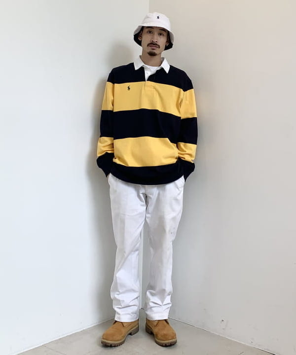 美品】polo ralph lauren beams ラガーシャツ Lサイズ-