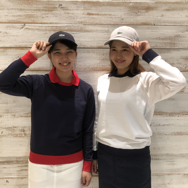 ラコステ× BEAMS GOLF 襟付きトレーナー　スウェットポロシャツ