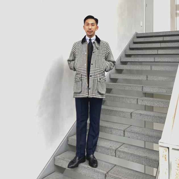 BEAMS F別注 Barbour BEDALE マラリウス社 グレンプレイド