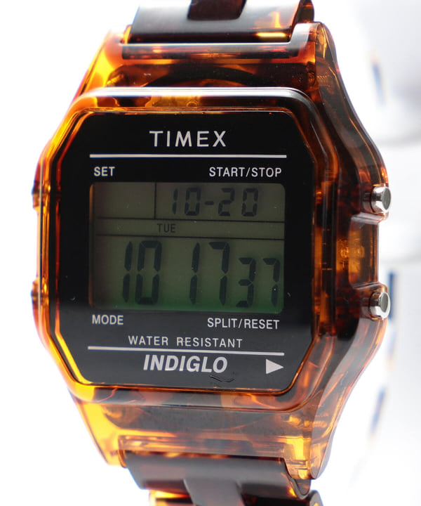 新品】タイメックス×ビームス別注 べっ甲 TIMEX×BEAMS デジタル-