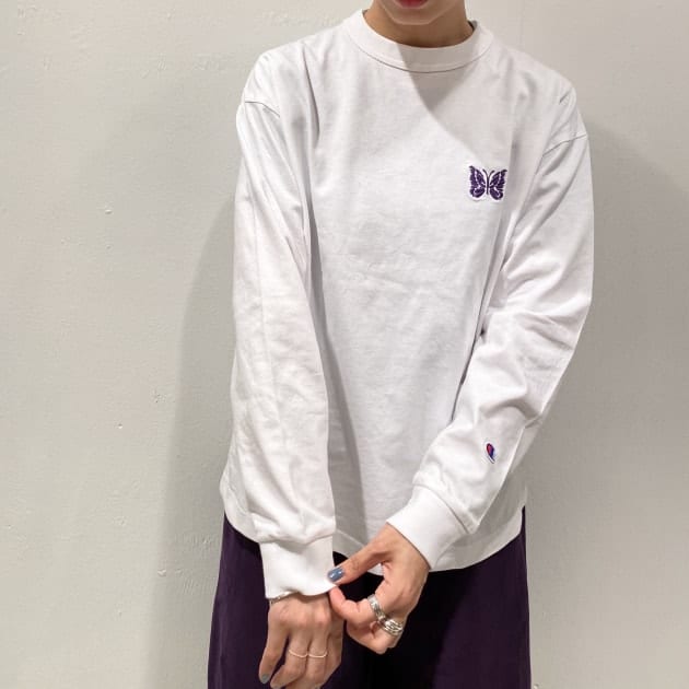 BEAMS BOY×Champion×NEEDLES 別注ロッカールームTシャツ-