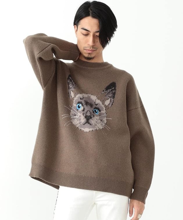 UNISEX＞mmts / 猫 ジャカードニット｜mmts（マミタス）｜BEAMS