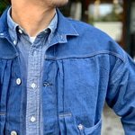 チーズ染めデニムの真骨頂。（女性の着用サンプルも！）