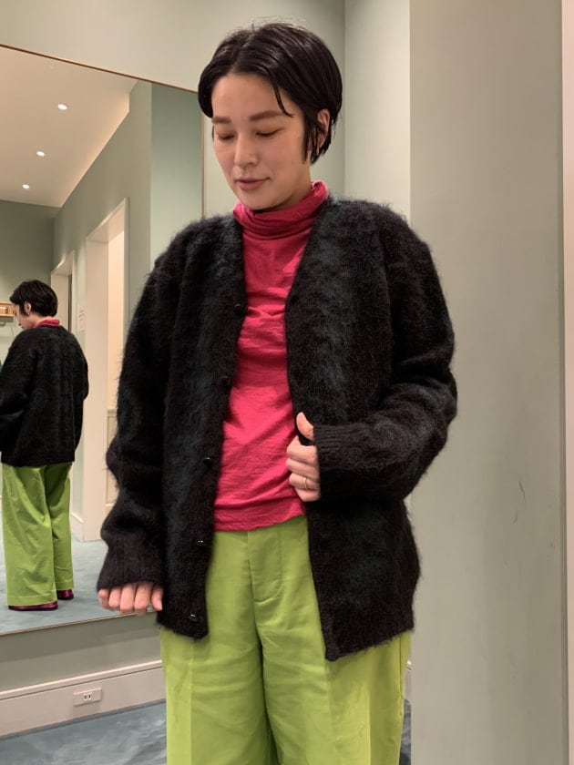 South2 West8 × BEAMS BOY　別注　モヘアカーディガン