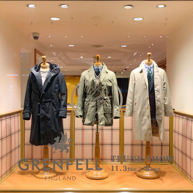 ＜GRENFELL＞ TRUNK SHOWのお誘い