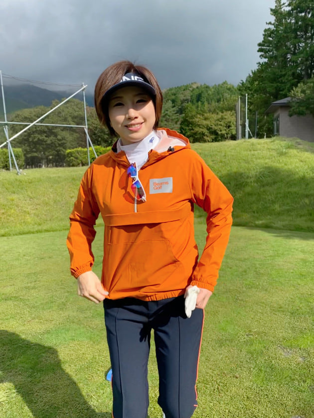 BEAMS GOLF オレンジ ジャケット BEAMS（ビームス） ビームスゴルフ ニットジャケット オレンジ 蓄熱