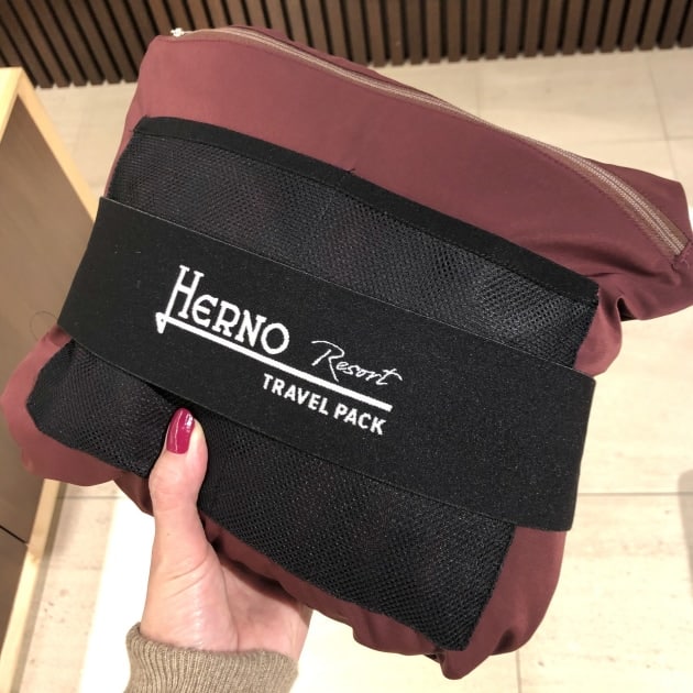 パッカブルなHERNO②