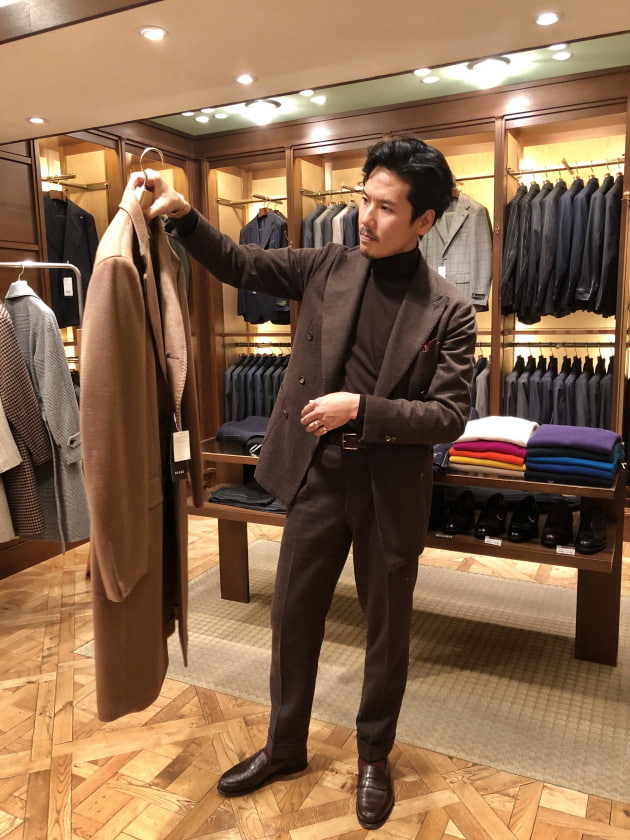 Brilla per il gusto LORO PIANA カシミヤ コート-