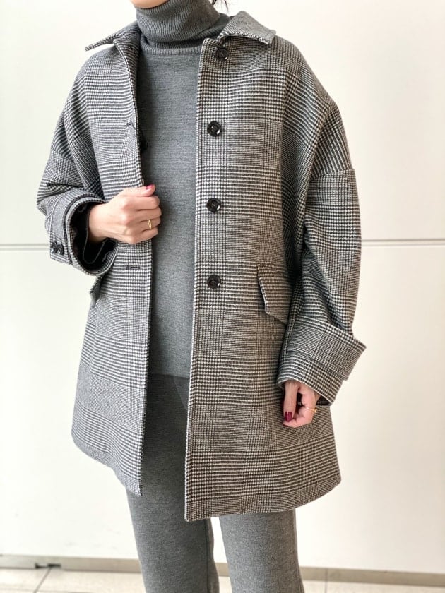 MACKINTOSH グレンチェック ダウンコート マッキントッシュ | www