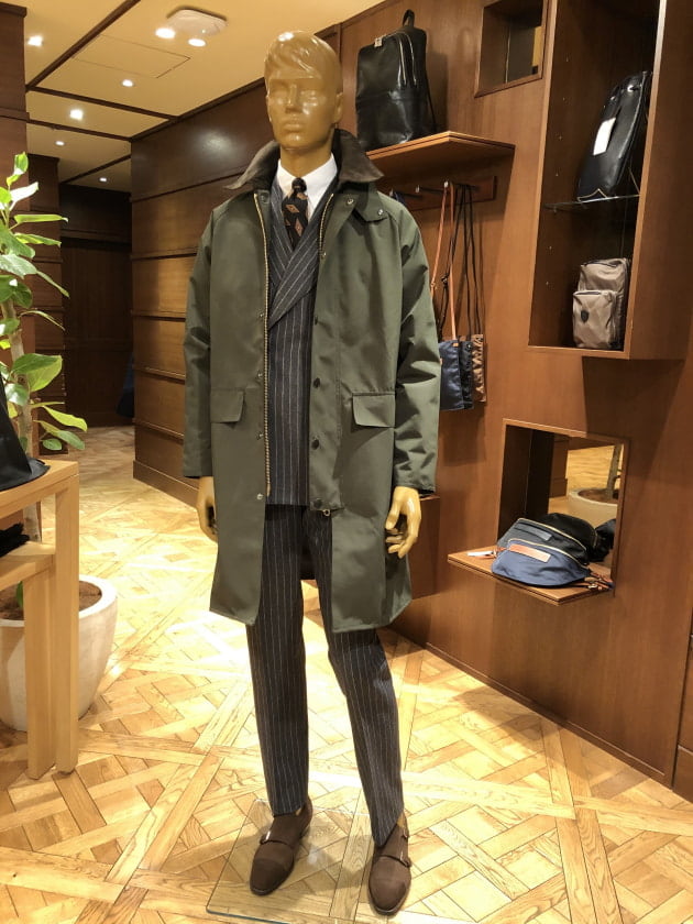 バブアー Barbour NEW BURGHLEY OLIVE 36サイズ eva.gov.co