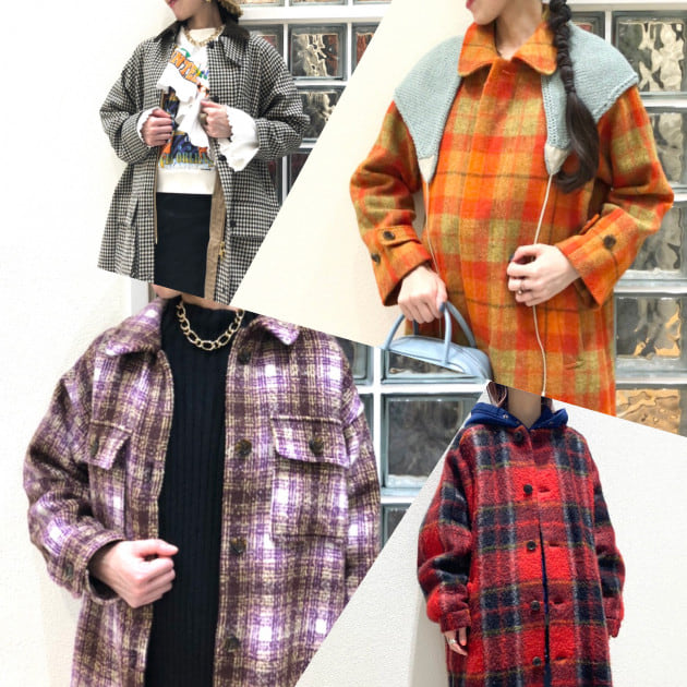 ぷりん！美品☆DIESEL☆チェック柄コート☆ジャケット☆XXS☆ DIESEL（チェスターコート）のフリマアイテム一覧