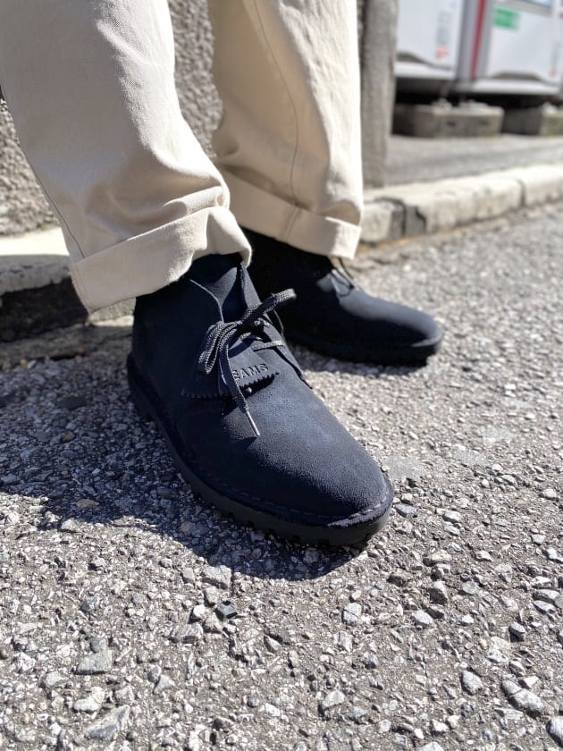 CLARKS×BEAMS 別注 デザートブーツ レザー Goretex-