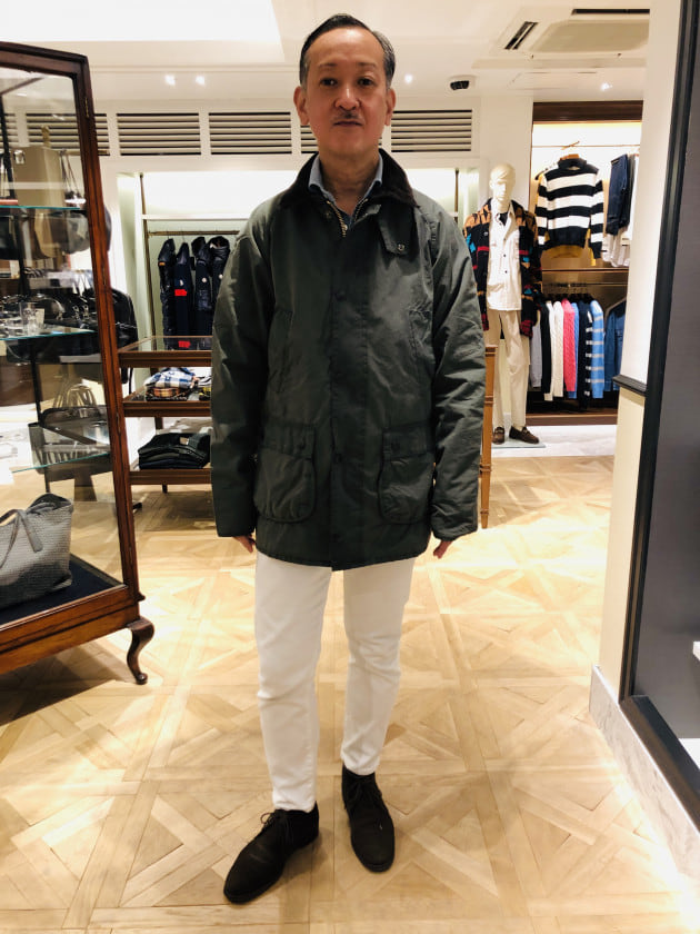 おいくらご希望でしょうか★ライナー付き★ BEAMS×Barbour WASHED BEDALE SL