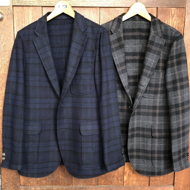 BEAMS PLUS ダークチェック 3ボタン シャツジャケット グレー おすすめの柔らかいジャケット｜ビームス プラス 原宿｜BEAMS