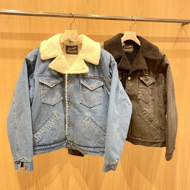 画像にてご確認くださいませwrangler×BEAMS / 別注 コーデュロイ ボアジャケット◎メンズＭ緑