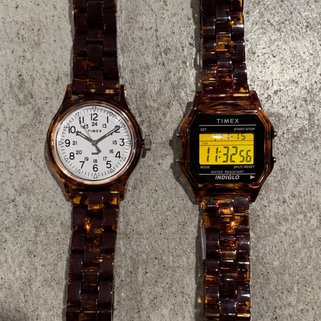 公式の店舗 【販売終了品】TIMEX べっ甲 腕時計 腕時計(アナログ ...