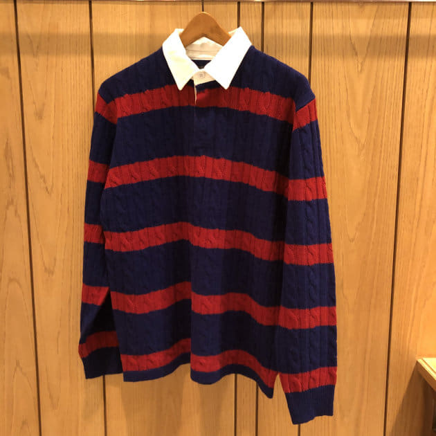 Naptime ニットラガーシャツ(赤SIZE:L) ラガーニット！？｜ビームス 梅田｜BEAMS