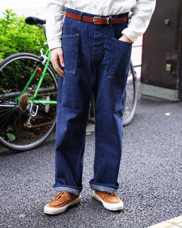 売れ筋】 ☆orSlow × fennica / 別注 slow worker デニム Ｍ デニム